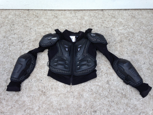 Motocross BMX Dirt Bike Bike Child Size Large 12 Fox Sports Jacket Chest Arm Armour Excellent