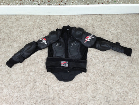 Motocross BMX Dirt Bike Bike Men's Size Large Pro Biker Sports Jacket Chest Arm Armour Excellent
