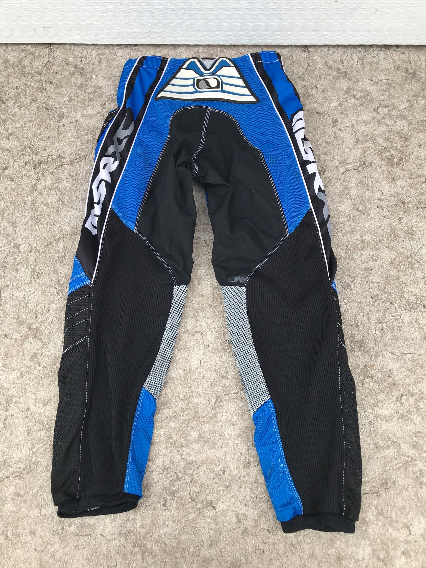 Motocross BMX Dirt Bike Pants Men's Size 30 inch Small  MSR Blue Black As New