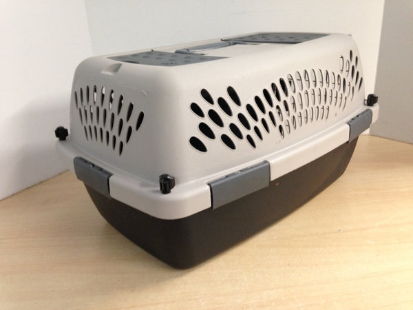 My Little Pet Shop Pet Crate Dog Cat Kennel Small Grey  Up To 15 Lb 20x11x13 inch
