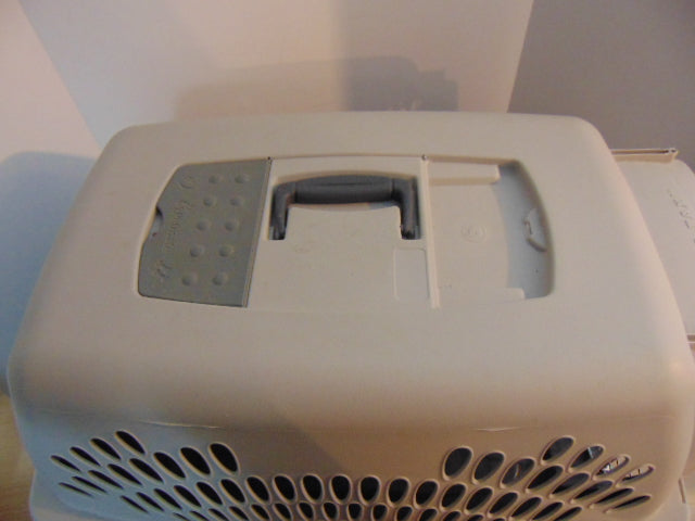 My Little Pet Shop Pet Crate Dog Kennel Pet Taxi Medium Grey Tan Up To  30 Lb 26x18x16 inch