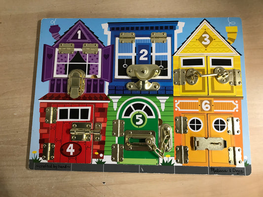 Melissa and Doug Locks and Latches Large Board Puzzle