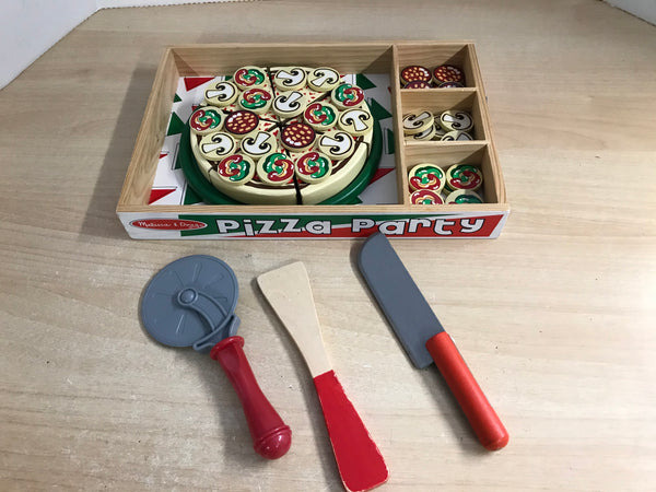 Melissa and Doug Wood Pizza Party Velcro Food Excellent