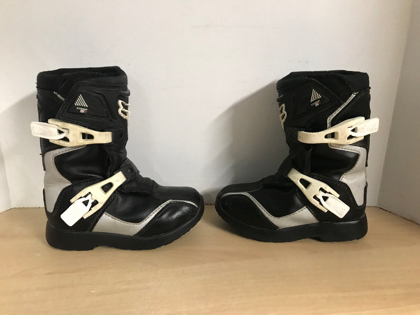 Motocross BMX Dirt Bike Bike Boots Fox Child Size 13 Black Multi Few Marks Some Wear PT 3440