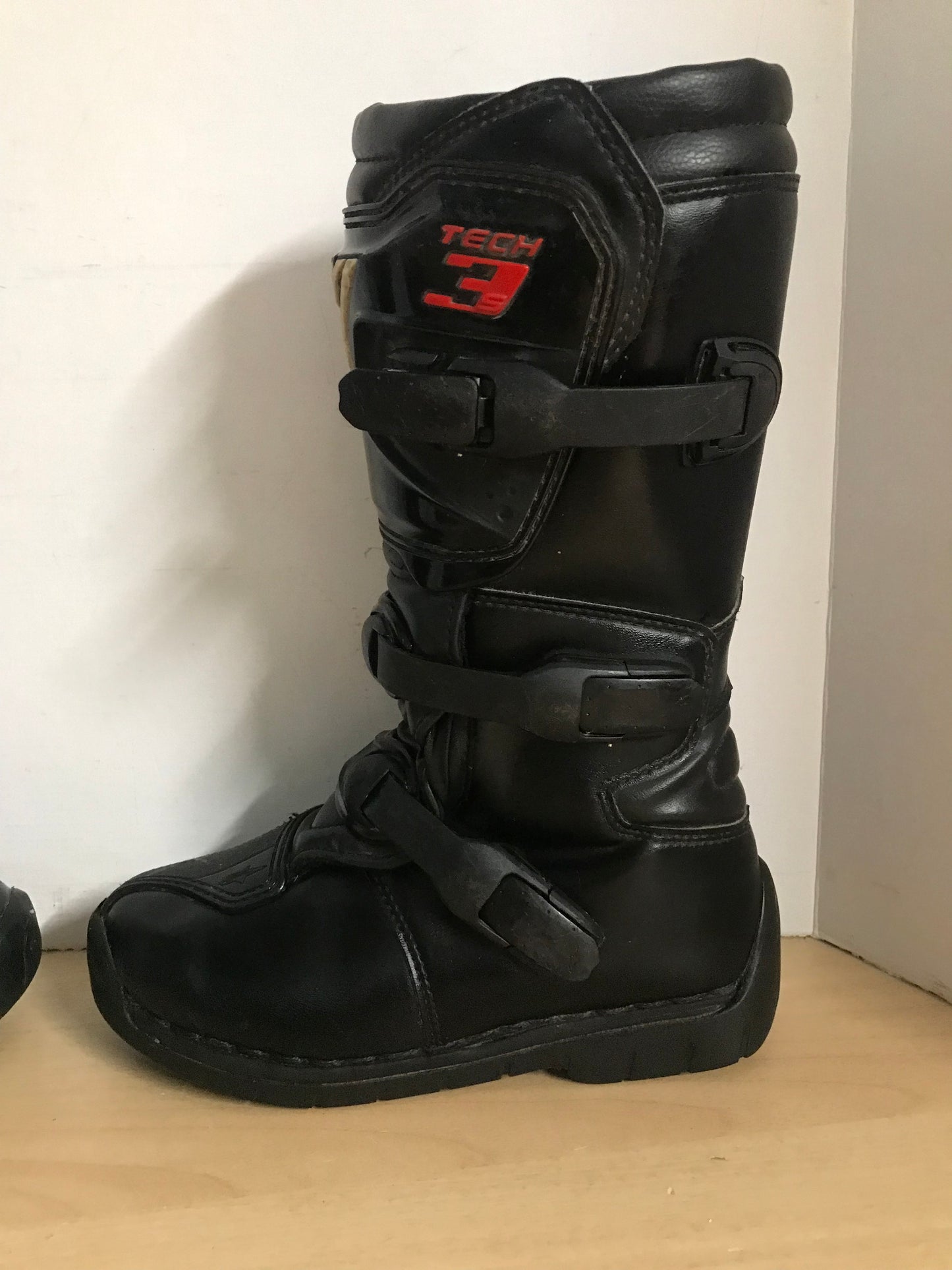 Motocross BMX Dirt Bike Bike Boots Fox Child Size 3 Black Multi Few Marks Some Wear PT 3440
