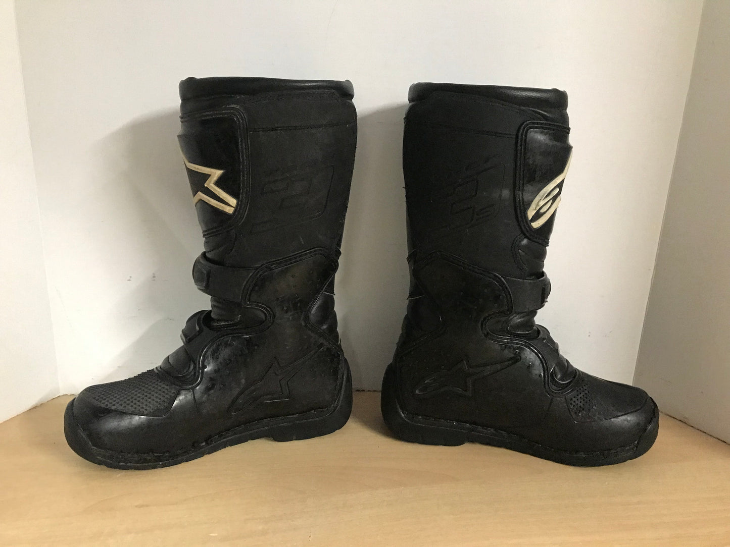 Motocross BMX Dirt Bike Bike Boots Fox Child Size 3 Black Multi Few Marks Some Wear PT 3440
