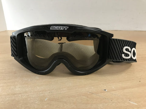 Motocross BMX Dirt Bike Bike Goggles Adult Medium Black Grey Excellent