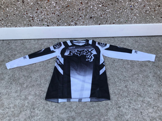 Motocross BMX Dirt Bike Child Size Junior 14 Fox DirtPaw Jersey White Black As New PT 3440