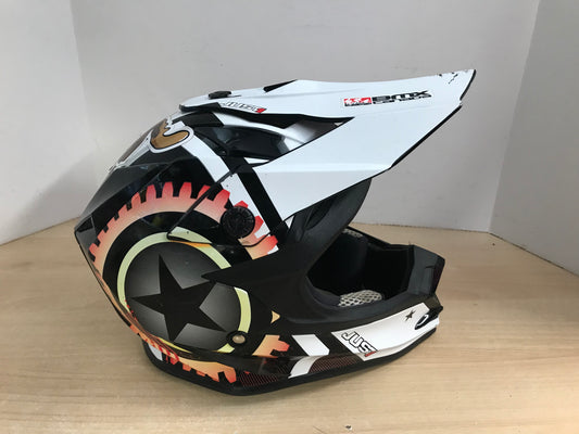 Motocross BMX Dirt Bike Child Size Junior Junior Medium Just1 Black White Minor Wear PT 3440