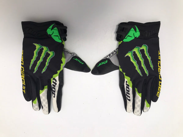 Motocross BMX Dirt Bike NEW Thore Men's Large Black Lime