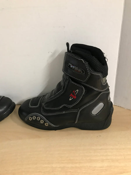 Motocross BMX Dirt Bike Riding Boots Ladies Size 7 Nitro Black