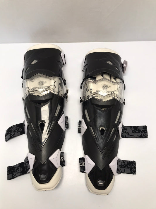 Motocross BMX Dirt Bike Scoyco OS CE Approved Move Freely Knee Protection Amazing Quality 44 cm Excellent Black White