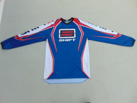 Motocross BMX Dirt Bike Men's Small Shift Blue Red NEW Demo Model