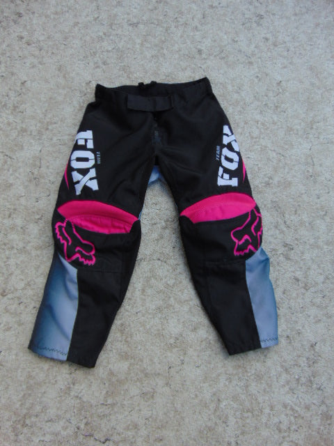 Motocross BMX Dirt Bike Pants Child Size 5 Fox Pink Black Excellent As New