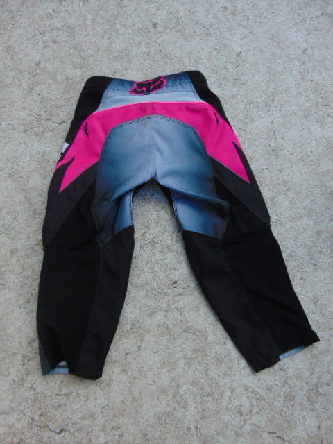 Motocross BMX Dirt Bike Pants Child Size 5 Fox Pink Black Excellent As New