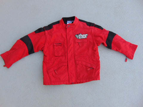 Motocross BMX Dirt Bike Coat Jacket Child Size Y Medium 8-10 Sleeves Zip Off  New Demo Model