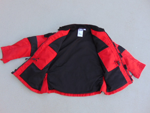 Motocross BMX Dirt Bike Coat Jacket Child Size Y Medium 8-10 Sleeves Zip Off  New Demo Model