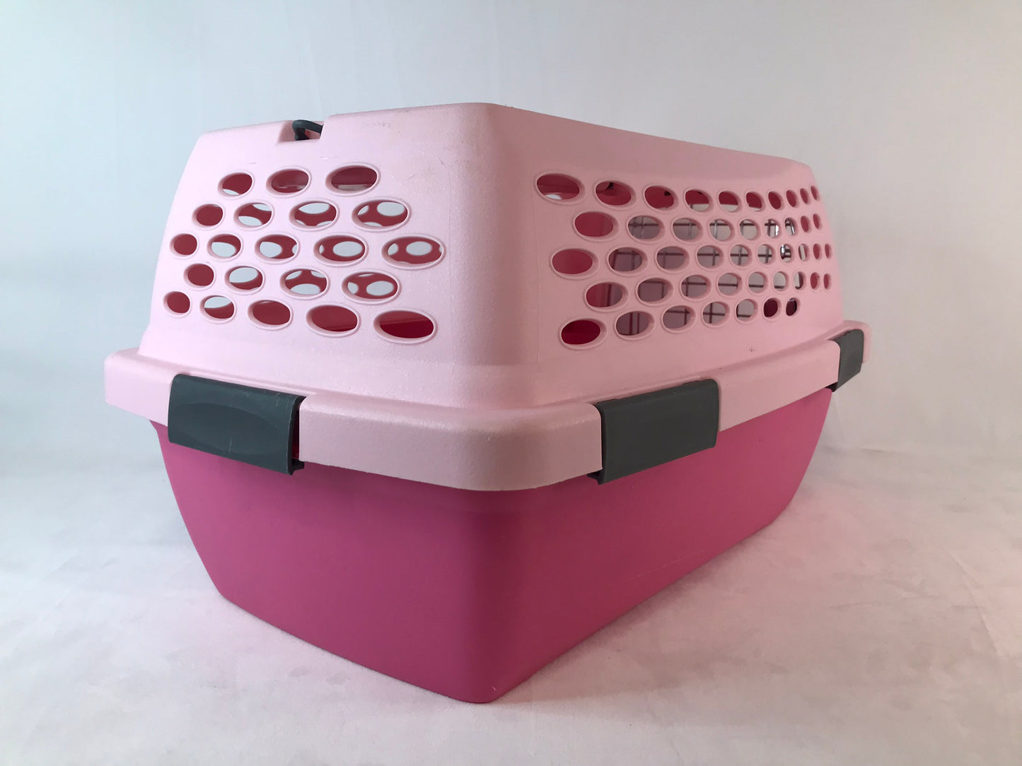 My Little Pet Shop Dog Puppy Cat Kennel Crate Petmate Kennel Cab Pink Fushia Small Fits Up To 10 Pounds Excellent