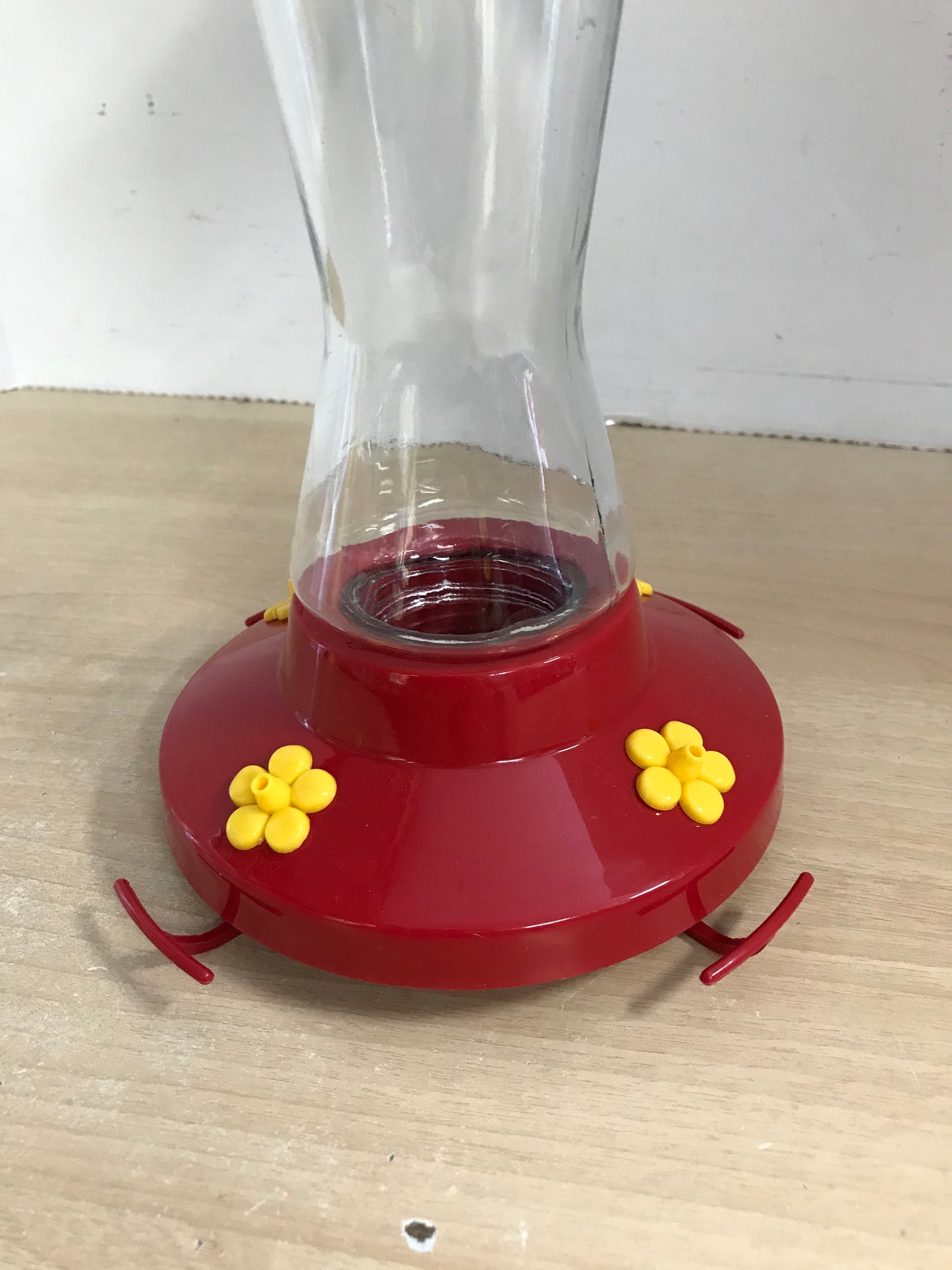 My Little Pet Shop Hummingbird Feeder Tall Glass Plastic As New