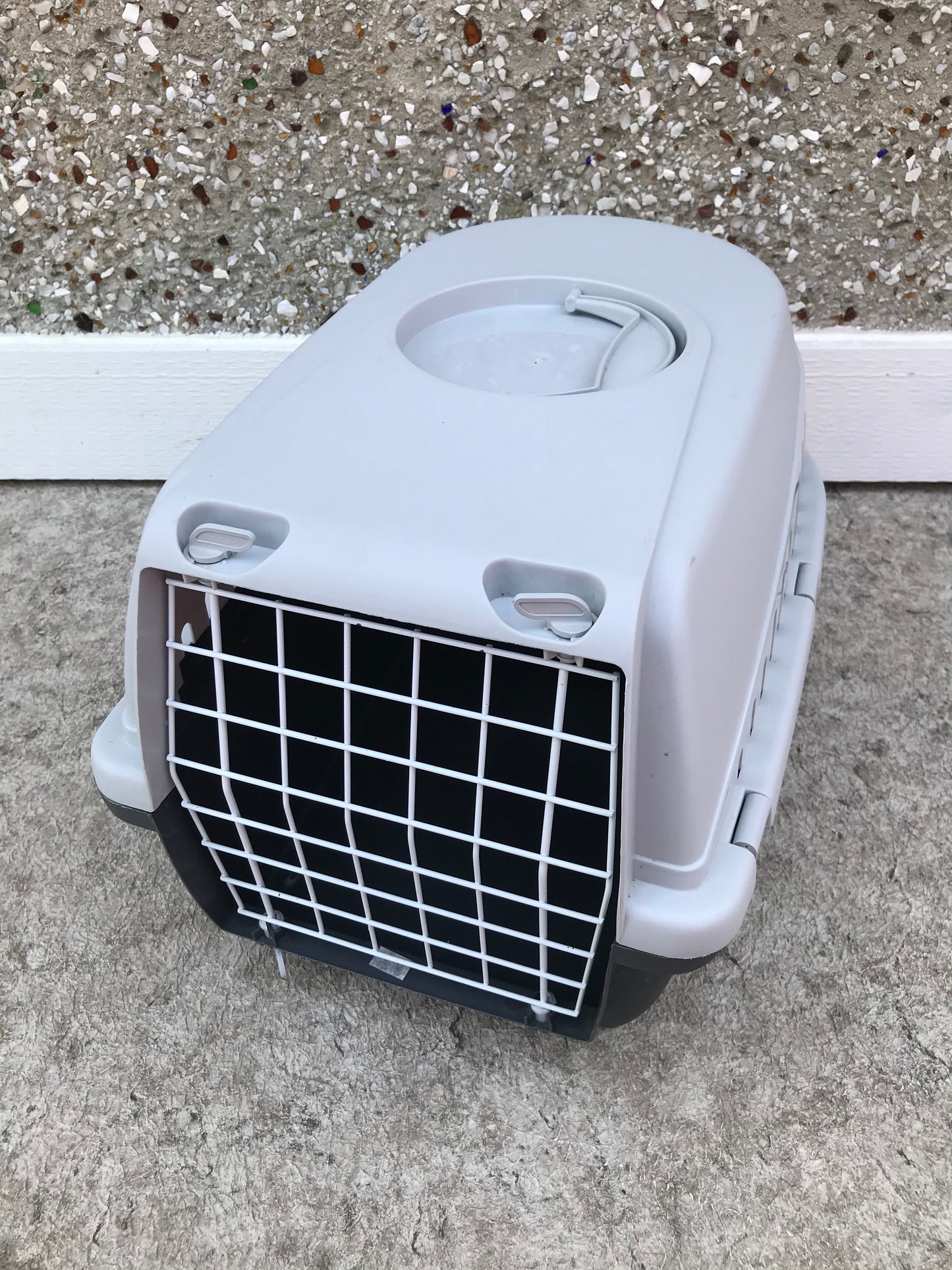 My Little Pet Shop Kennel Crate Travel Bed Puppy Cat Dog Small Up To 15 Pounds Grey As New