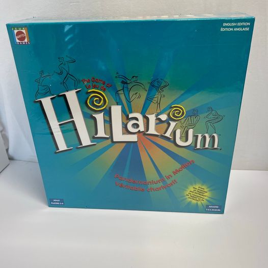 Game NEW SEALD BOX, HILARIUM Pandemonium In Motion Board Game by Mattel