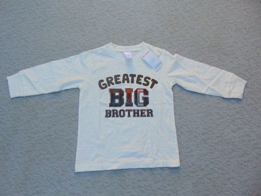 Shirt Child Size 2 Gymboree Greatest Big Brother Long Sleeve Cotton Shirt New