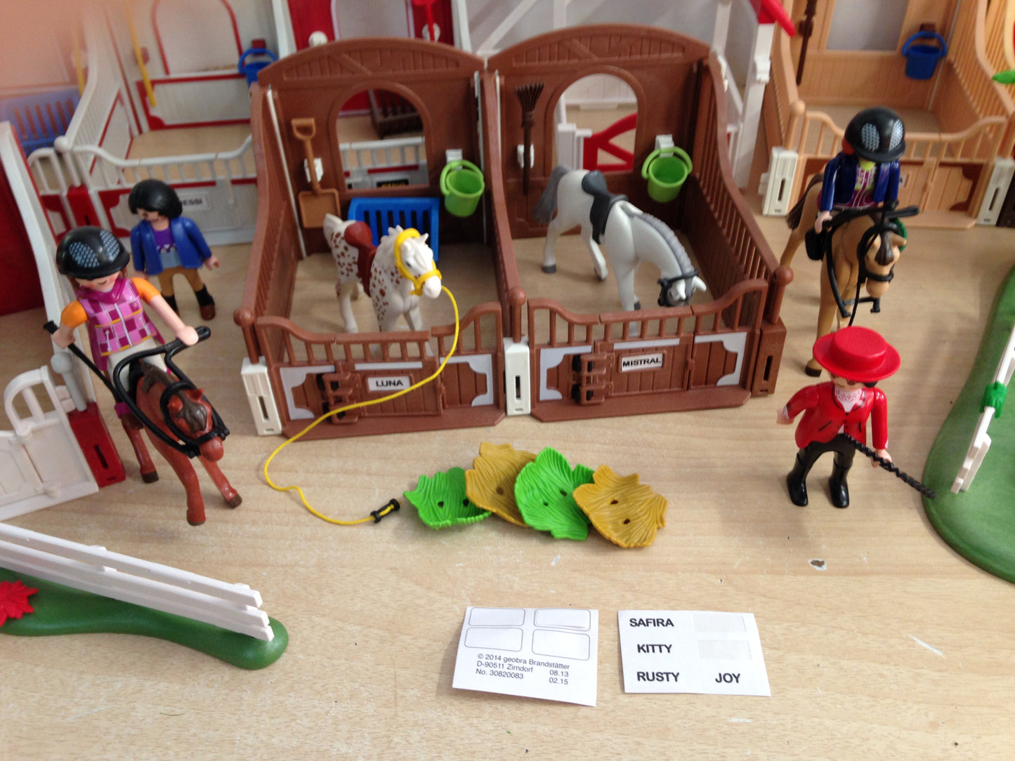 Playmobil Large Collection of Horse Stables and Vet Barn Stall Excellent