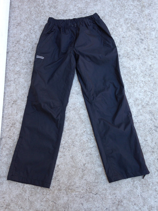Rain Pants Ladies Size Large Black Waterproof Excellent Quality and Condition