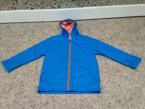 Rain Coat Child Size 10 Hatley Blue Tangerine With Dinosaurs Waterproof