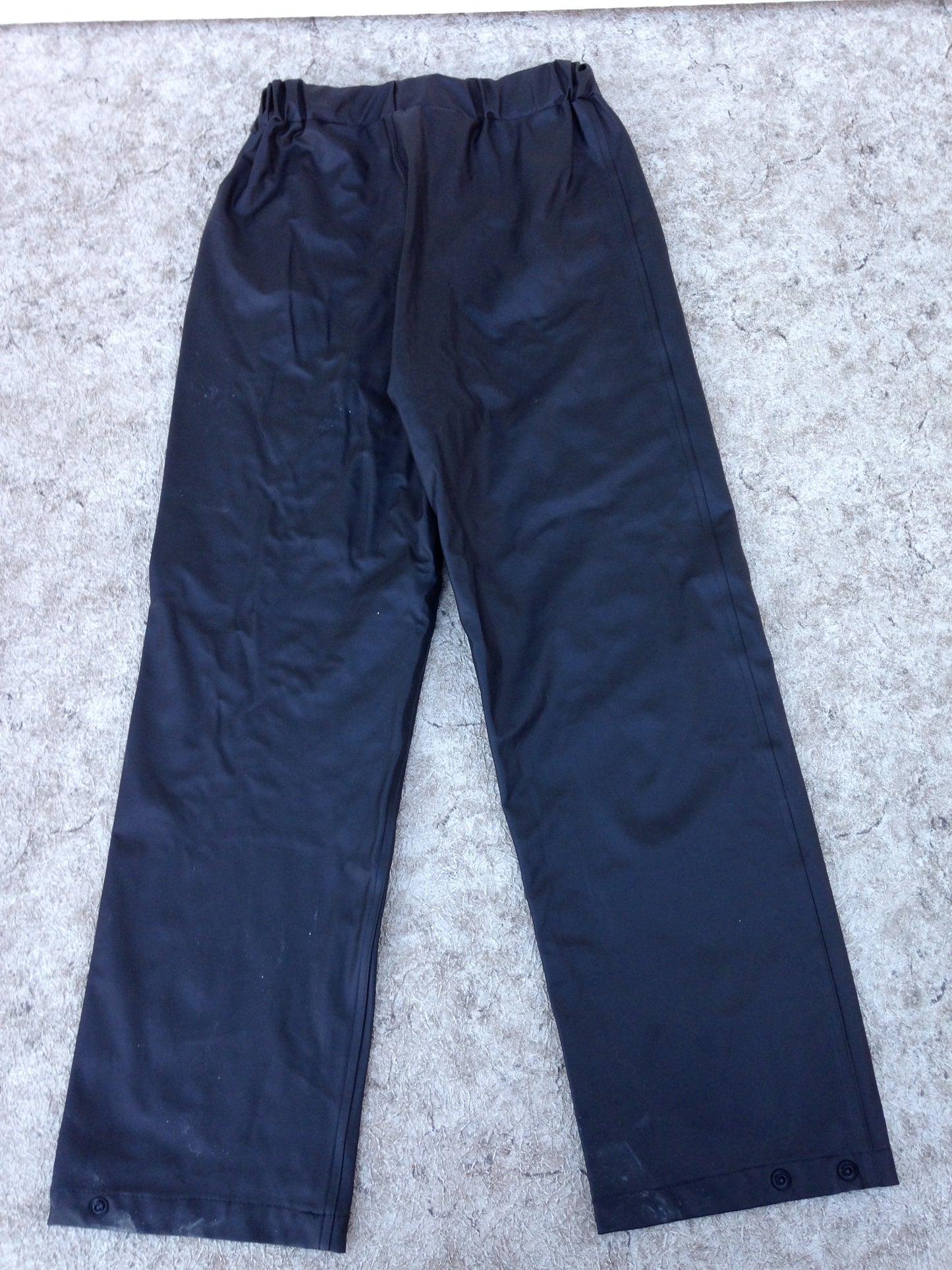 Rain Pants Child Size 12 Helly Hansen Black Waterproof Heavy Quality New Demo Model