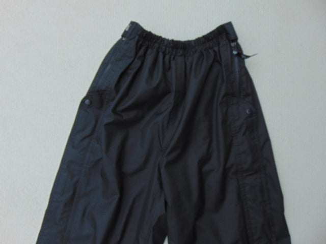 Rain Pants Men's Size Small Viking Black Waterproof Full Leg Zippers Both Sides Great For Motorcycle Bikes As New
