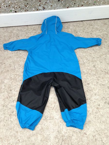 Rain Suit Child Size 3-4 Muddy Buddy CaliKids Pants Coat Aqua Blue Waterproof Excellent