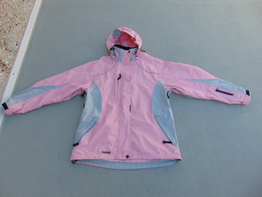 Rain Coat Ladies Size X Large Viking Creek Side Pink Grey