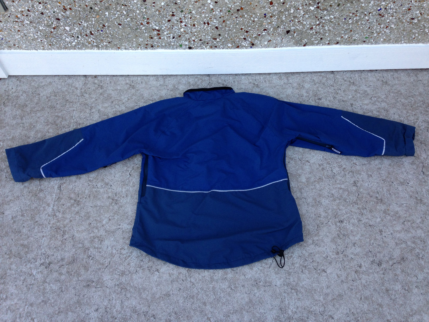 Rain Coat Men's Size XX Large Activia Blue Grey With Reflectors