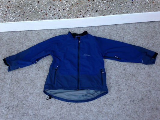 Rain Coat Men's Size XX Large Activia Blue Grey With Reflectors