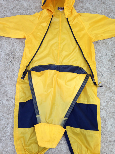 Rain Suit Child Size 3-4 Muddy Buddy Tuffo Pants Coat Yellow Black Waterproof Excellent