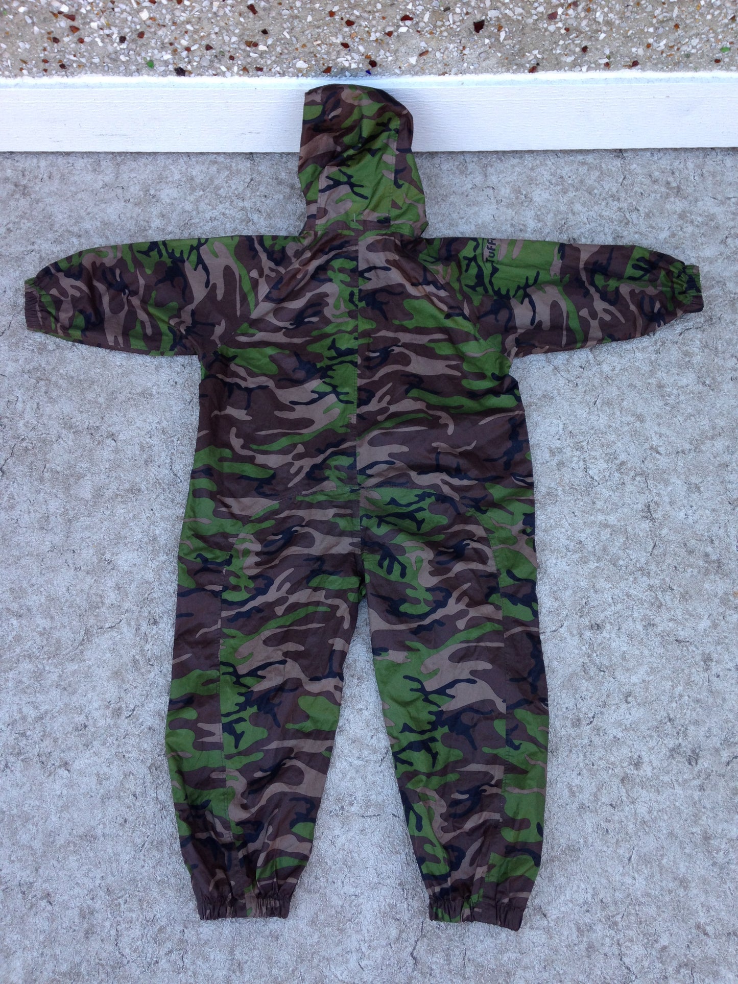 Rain Suit Size 5 Muddy Buddy Tuffo Pants Coat Camo Print Excellent