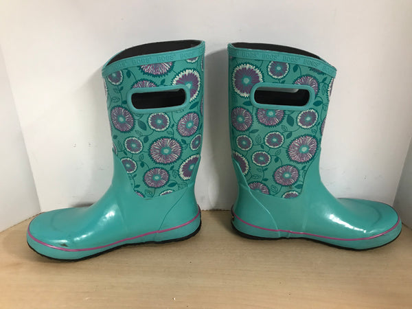 Bogs Brand Ladies 6-7 Waterproof Teal Purple Excellent