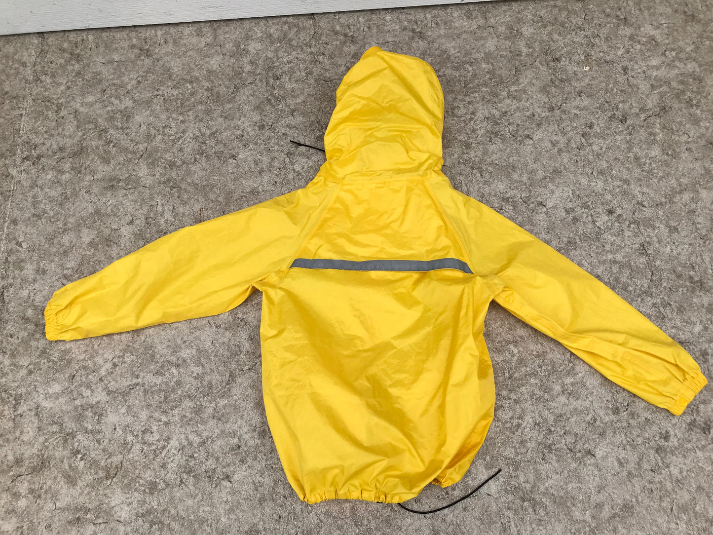 Rain Coat Child Size 10-12 Wetskins Yellow Excellent