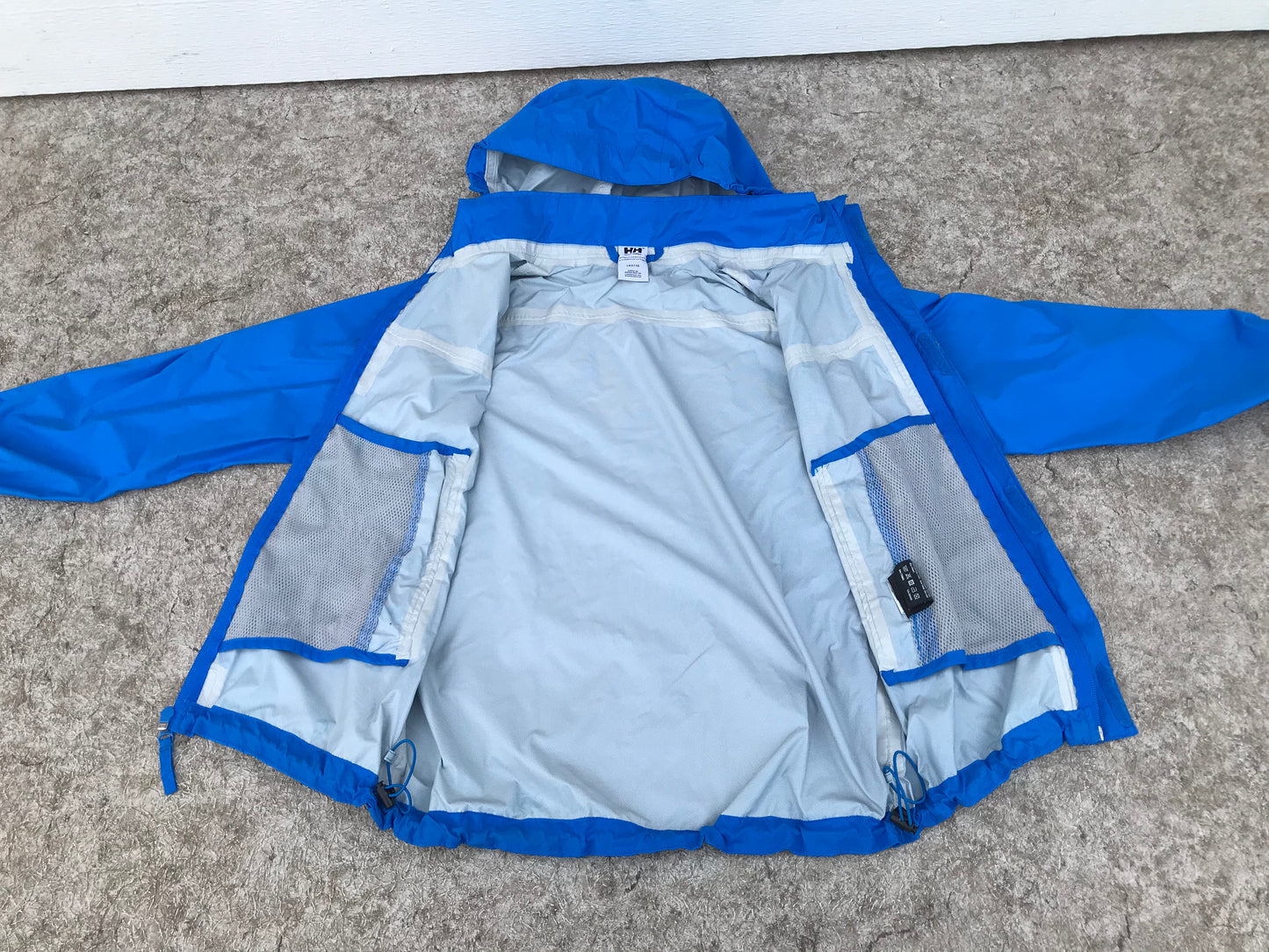 Rain Coat Child Size 10 Helly Hansen Blue