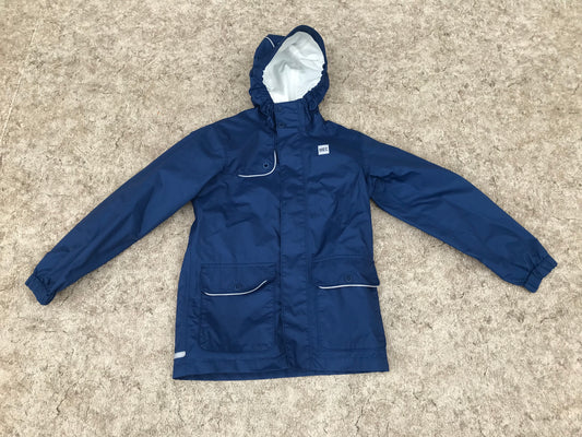 Rain Coat Child Size 10 MEC Heritage Denim Blue Few Marks On Inside Otherwise Excellent