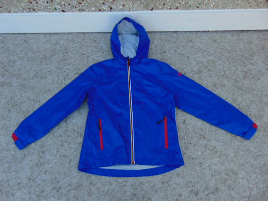 Rain Coat Child Size 12-14 McKinnley Aquamax Blue Red