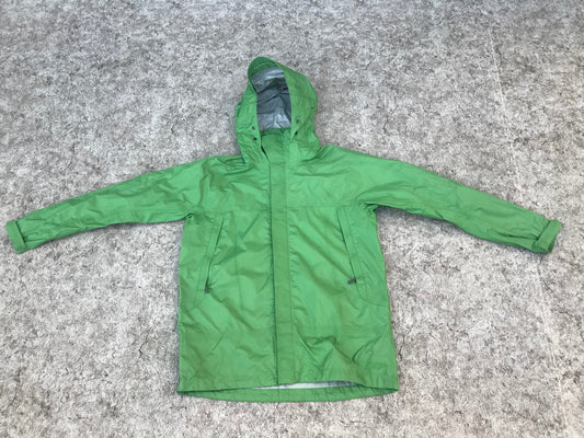 Rain Coat Child Size 12 MEC Apple Green Minor Wear