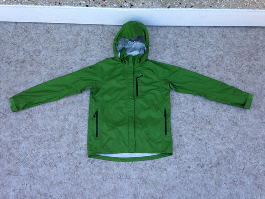 Rain Coat Child Size 14-16 REI Waterproof Green Excellent