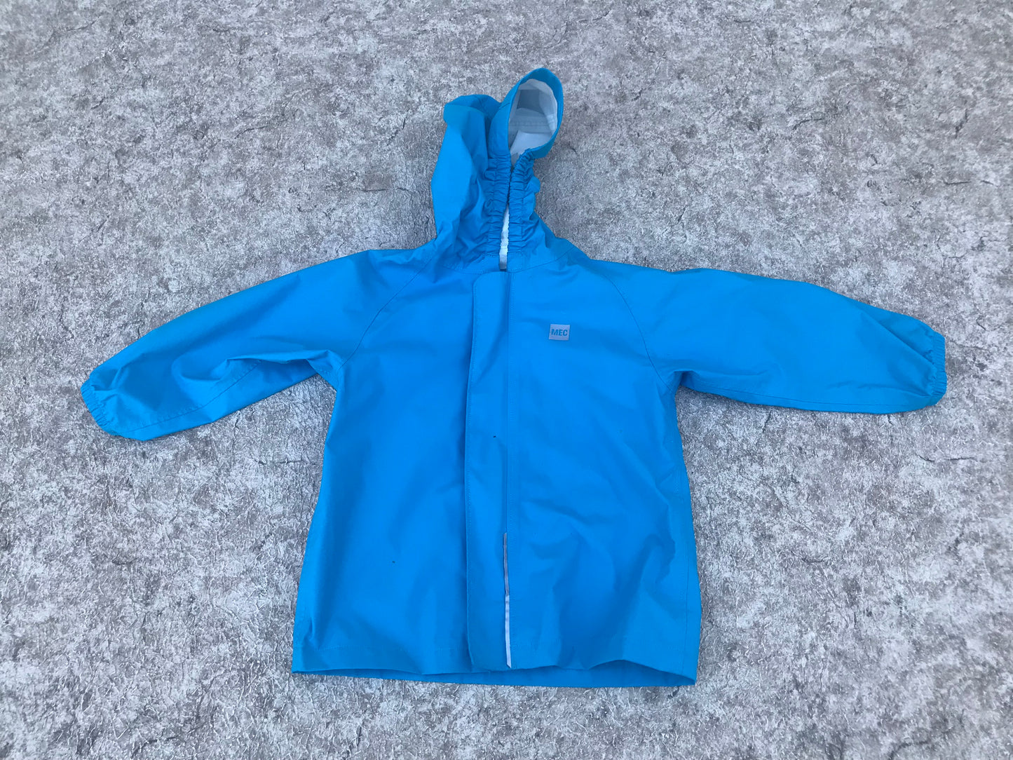Rain Coat Child Size 18 month MEC Blue As New