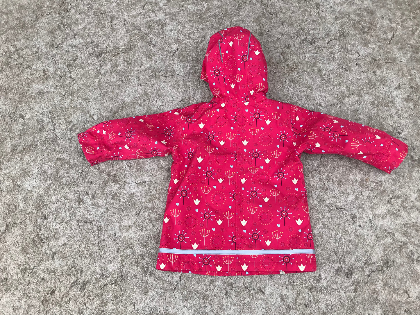 Rain Coat Child Size 18 mth MEC Red Multi