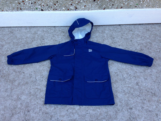 Rain Coat Child Size 5 MEC Marine Blue Waterproof Excellent