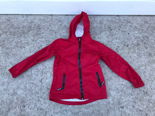 Rain Coat Child Size 6 Alpine Teck Red With Sealed Zippers Waterproof Excellent