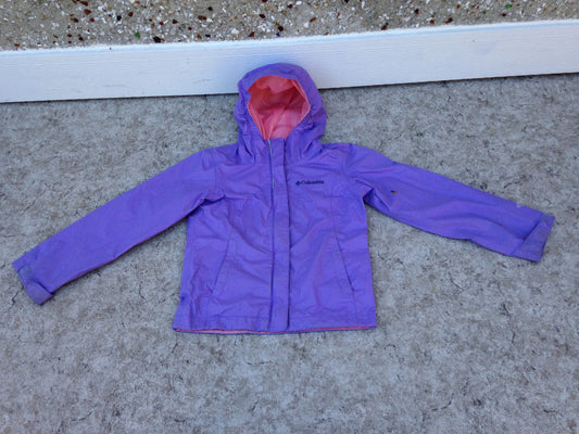 Rain Coat Child Size 6 Columbia Purple Pink