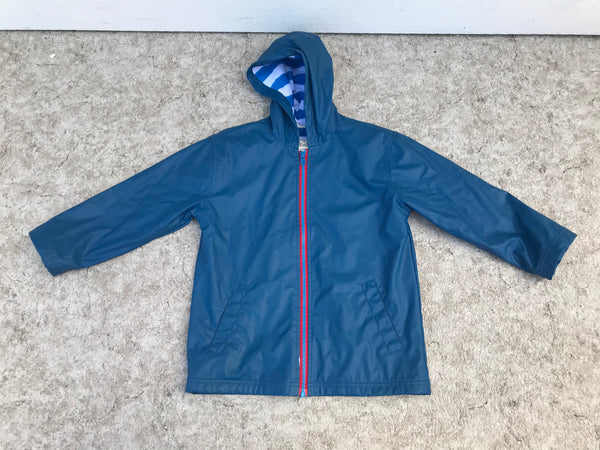 Rain Coat Child Size 6 Hatley Marine Blue New Demo Model